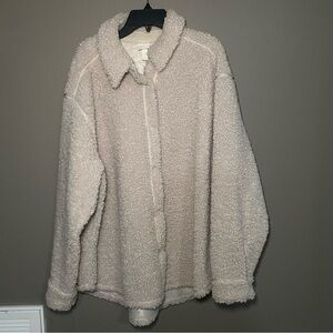 H&M Sherpa Shacket